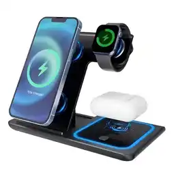 Falabella Base de Carga Inalambrica 3 en 1 Compatible con Iphone oferta