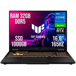Falabella PORTATIL TUF F16 INTEL CORE I7 14650HX RTX 5060 RAM 32GB SSD 1TB 16.0 oferta