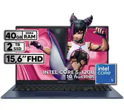 Falabella PORTÁTIL VIVOBOOK 15 INTEL CORE I5 120U 40 GB RAM 2TB SSD 15.6″ FHD oferta