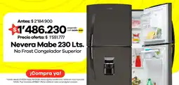 Éxito Nevera Mabe 230 Lts oferta