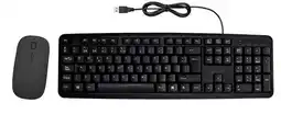 Falabella Combo Teclado Alambrico + Mouse Ultra Delgado Inalámbrico oferta