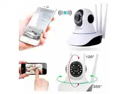 Falabella Cámara De Seguridad Ip Wifi Robot 1080P Full Hd 360° 3 Antenas oferta