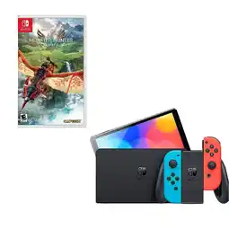Falabella Switch Oled Neon Con Juego Monster Hunter Stories 2 oferta