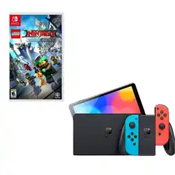Falabella Switch Oled Neon Con Juego Lego Ninja Go oferta