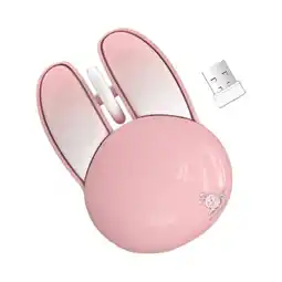 Falabella Mouse Optico Inalambrico Silencioso De Conejo Rosa Mofii M6DM oferta