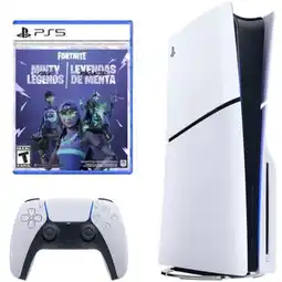Falabella Consola 5 Slim Disco 1TB Con Juego Fortnite Leyendas De Menta PS5 oferta