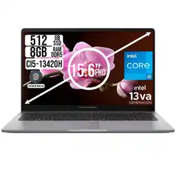 Falabella PORTATIL EXPERBOOK INTEL CORE I5-13420H SSD 512GB RAM 8GB 15.6 FHD oferta