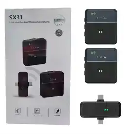 Falabella Microfono Inalambrico Solapa Receptor Tipo C lightning Sx31 oferta