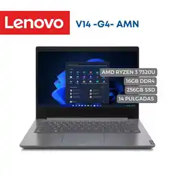 Falabella Portátil V14 AMD Ryzen 3 7320U, 16GB, 256GB SSD, 14 oferta