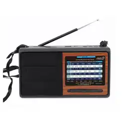 Falabella Radio Am Fm Recargable Con Panel Solar Y Linterna - Usb Sd oferta