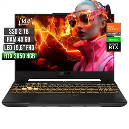Falabella TUF AMD RYZEN 7-7435HS RTX 3050 4GB SSD 2TB RAM 40GB LED 15,6 FHD 144Hz oferta