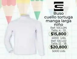 Almacenes Only Buso cuello tortuga manga larga ni oferta