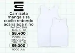 Almacenes Only Camiseta manga sisa cuello redondo acanalada niño oferta