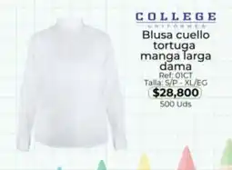 Almacenes Only Blusa cuello tortuga manga larga dama oferta