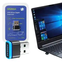 Falabella Simulador de Movimiento Mouse USB con Luz RGB y 3 Modos Indetectable oferta