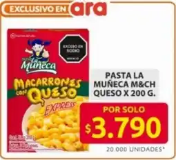 Ara La Muñeca macarones con queso express oferta