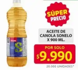 Ara Sonelo aceite de canola oferta