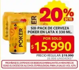 Ara Poker cerveza oferta