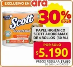 Ara Scott Ahorramax oferta
