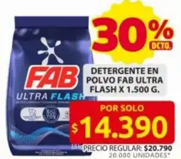 Ara FAB Ultra Flash detergente en polvo oferta