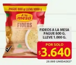 Ara A La Mesa fideos oferta