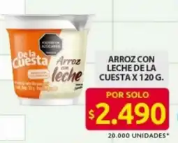 Ara De la Cuesta arroz con leche oferta