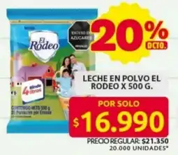 Ara El Rodeo leche en polvo oferta