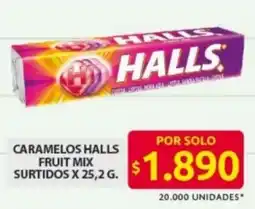 Ara Halls caramelos fruit mix oferta