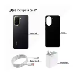 Falabella Celular Redmi A5 128GB 4GB Ram Azul + Smartwatch oferta