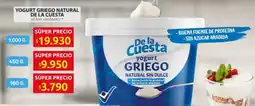 Ara De la Cuesta yogurt griego natural oferta