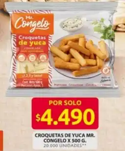 Ara Mr. Congelo croquetas de yuca oferta