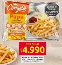 Ara Mr. Congelo papa a la francesa oferta
