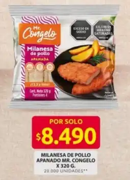 Ara Mr. Congelo milanesa de pollo apanado oferta