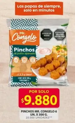 Ara Mr. Congelo pinchos de pollo apanado oferta