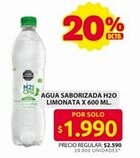 Ara H2O agua saborizada limonata oferta