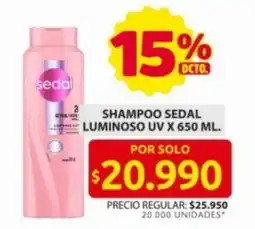 Ara Sedal luminoso UV shampoo oferta