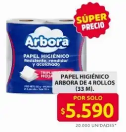 Ara Arbora papel higienico oferta
