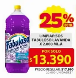 Ara Fabuloso limpiapisos oferta