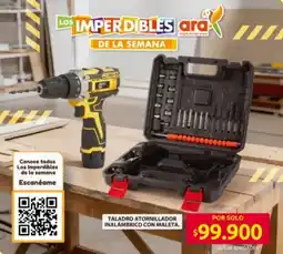 Ara Taladro atornillador inalámbrico con maleta oferta