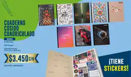 Tiendas D1 Cuaderno cosido cuadriculado oferta