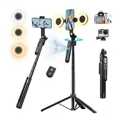 Falabella Tripode con Seguimiento Facial Automatico Rotacion 360 Led Modelo C12 oferta