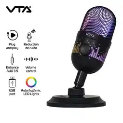 Falabella Micrófono Usb Con Control De Volumen - Influencer oferta