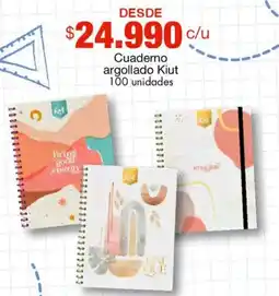 Metro Kiut cuaderno argollado oferta