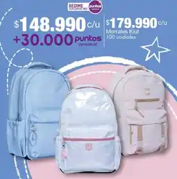 Metro Kiut morrales oferta