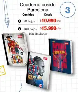 Metro Barcelona cuaderno cosido oferta