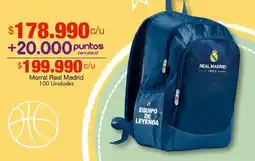 Metro Real Madrid morral oferta