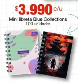 Metro Blue Collections mini libreta oferta