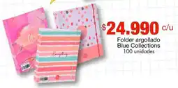 Metro Blue Collections folder argollado oferta