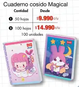 Metro Magical cuaderno cosido oferta