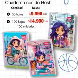 Metro Hoshi cuaderno cosido oferta